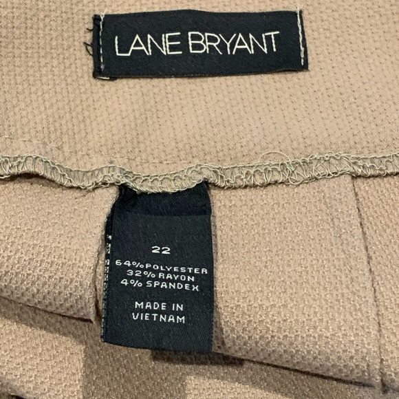 Lane Bryant tan animal print skirt - Picture 3 of 3